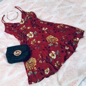 Forever 21 lace up mini dress